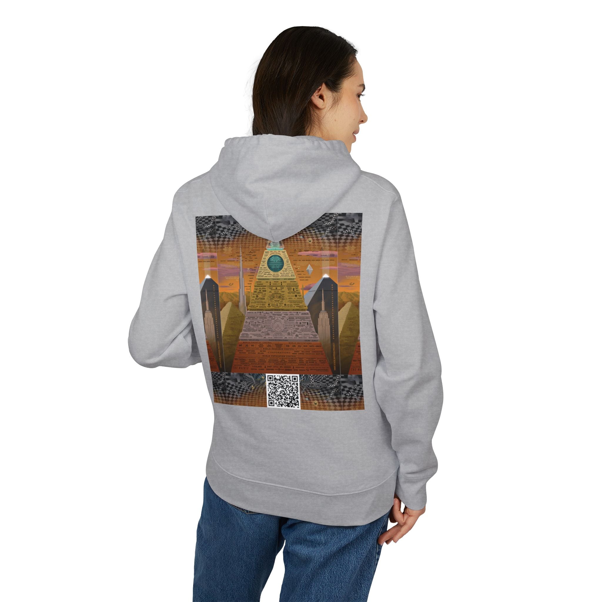 Awakening Pyramid Unisex Hoodie | Brushed Cotton Streetwear