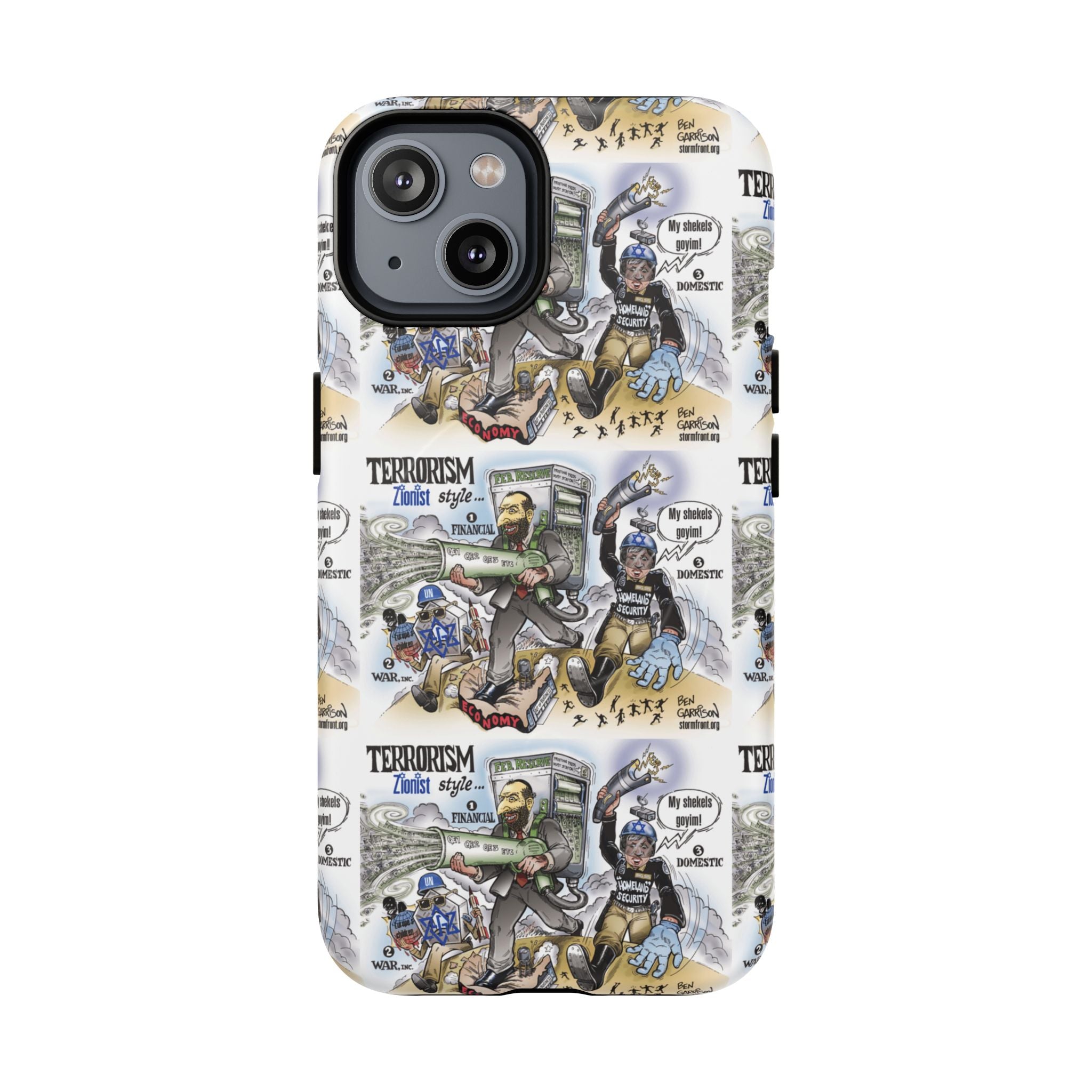 MagSafe Tough Case — Activist Art Collage | 2-Layer Shock Protection for iPhone (Glossy/Matte)