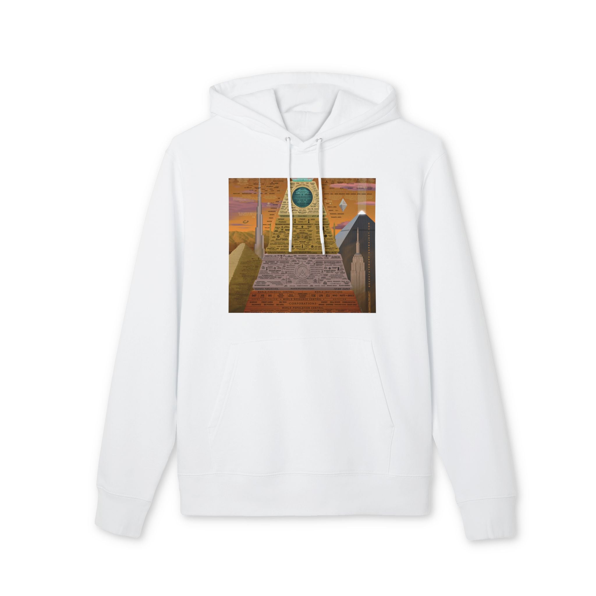 Awakening Pyramid Unisex Hoodie | Brushed Cotton Streetwear