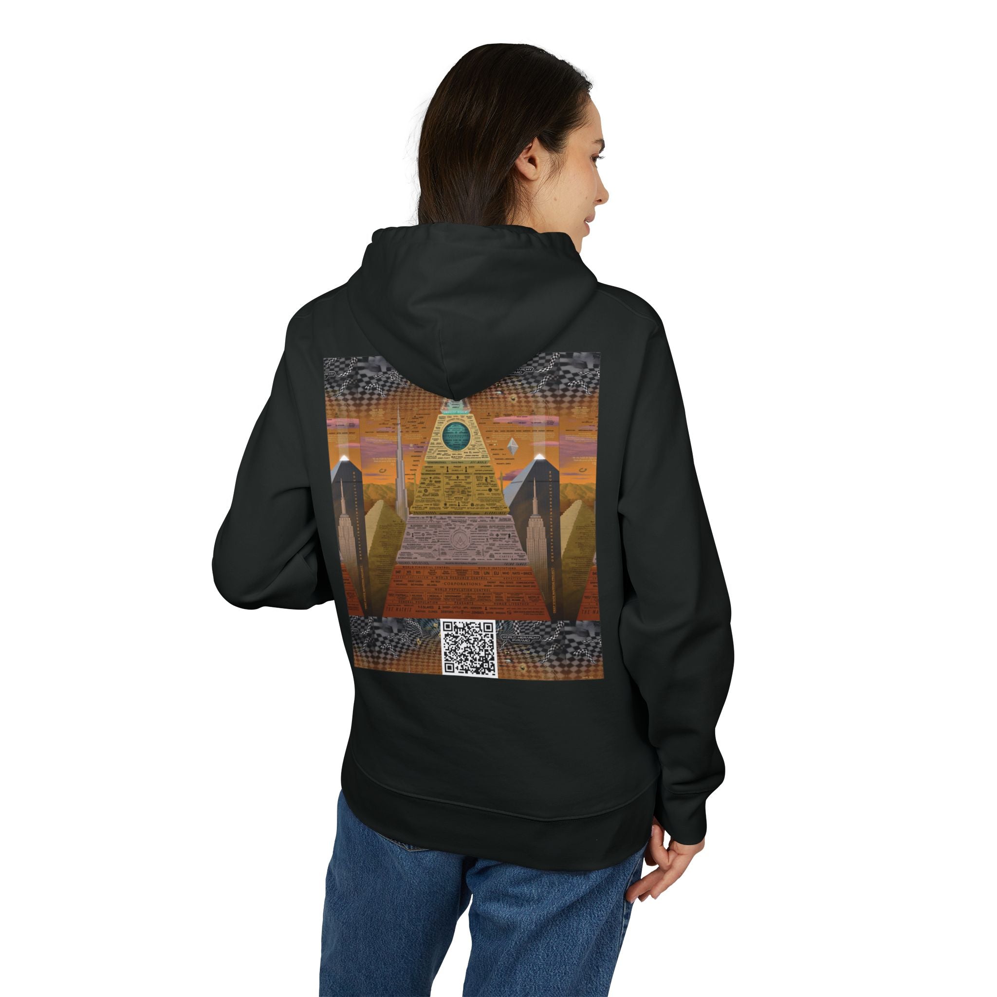 Awakening Pyramid Unisex Hoodie | Brushed Cotton Streetwear