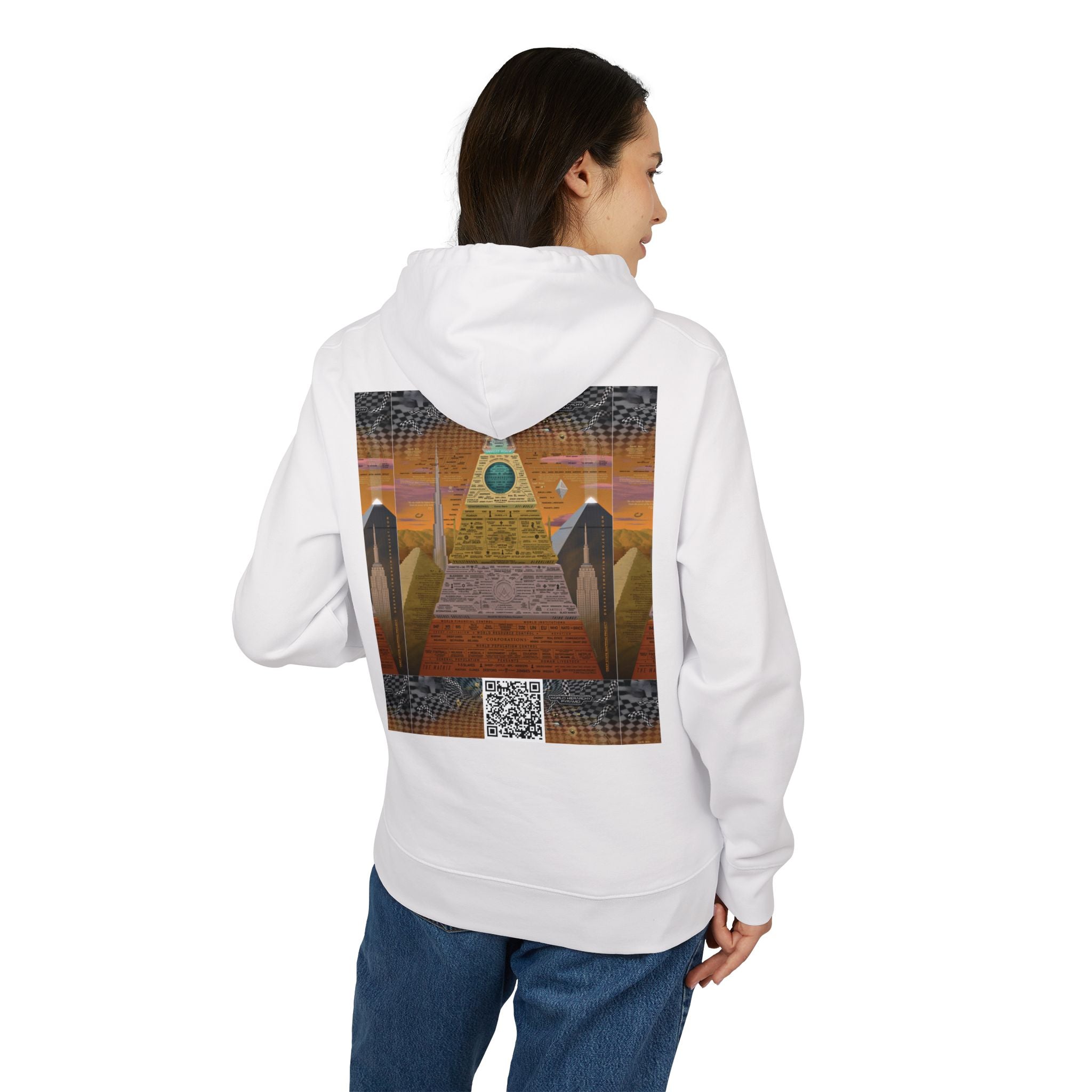 Awakening Pyramid Unisex Hoodie | Brushed Cotton Streetwear