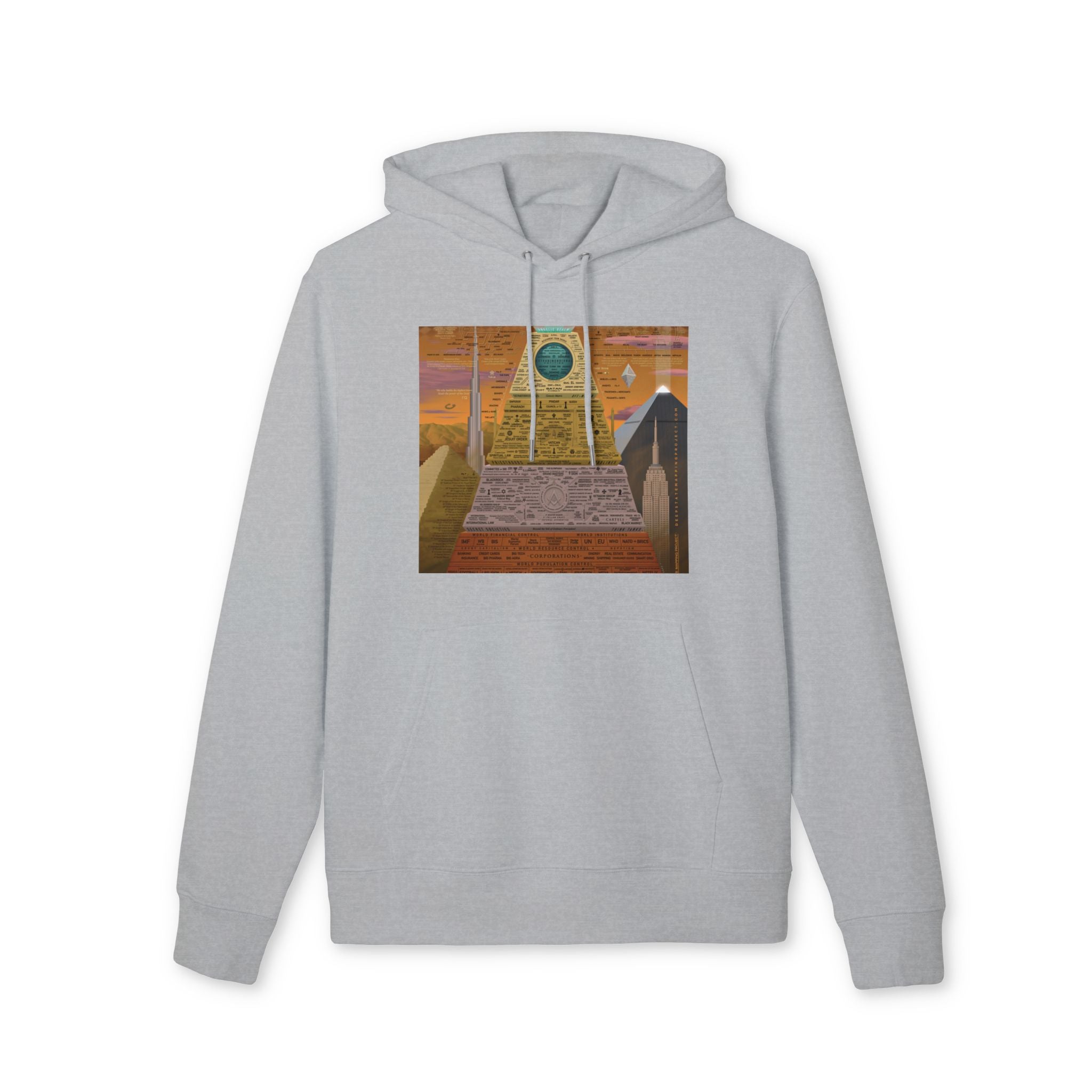 Awakening Pyramid Unisex Hoodie | Brushed Cotton Streetwear