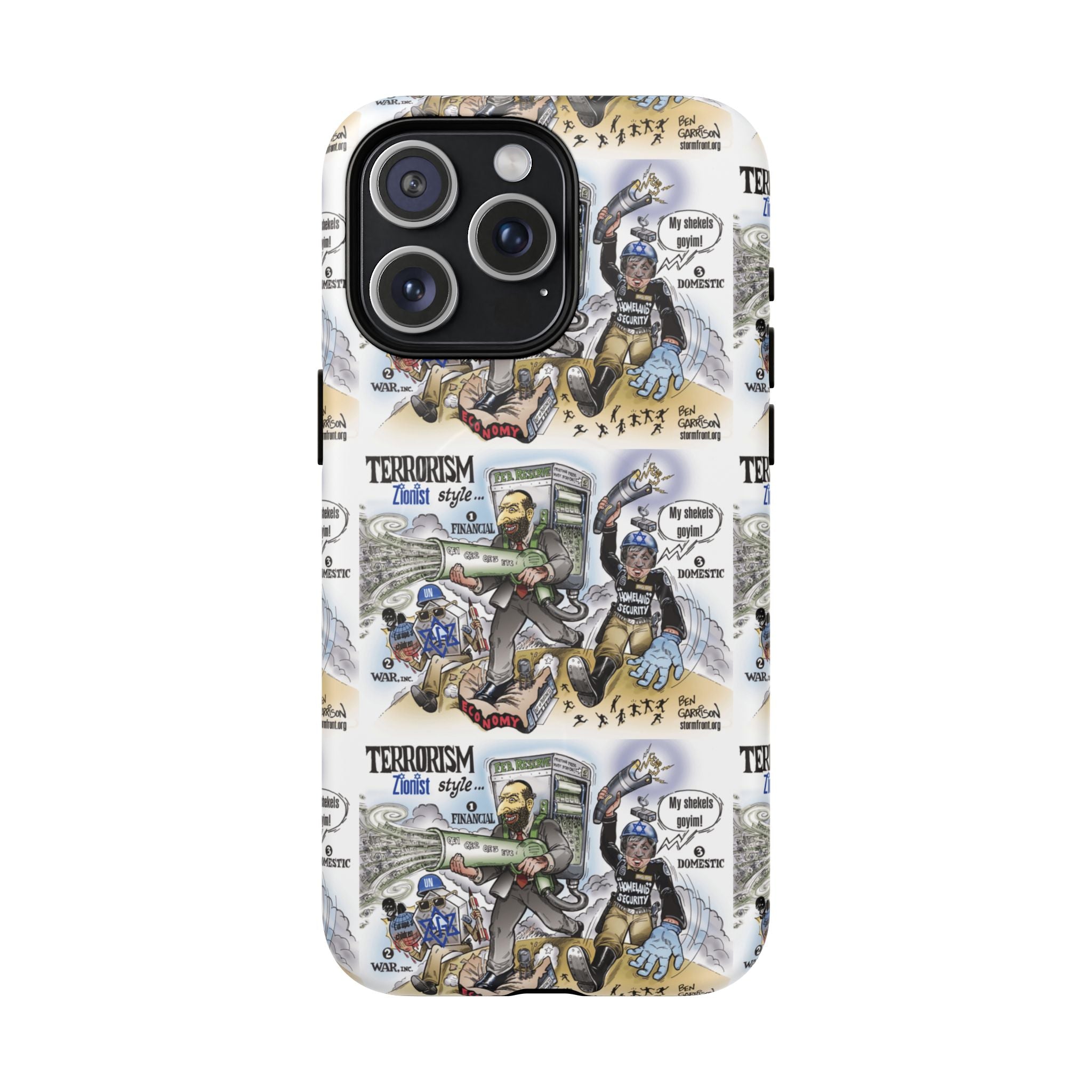 MagSafe Tough Case — Activist Art Collage | 2-Layer Shock Protection for iPhone (Glossy/Matte)