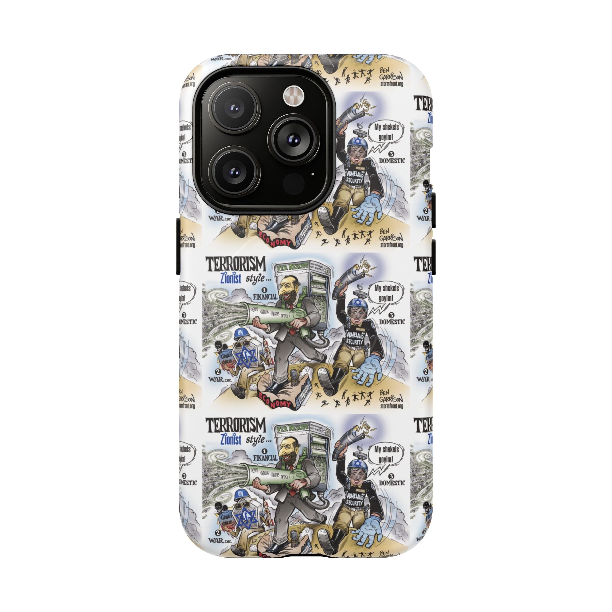 MagSafe Tough Case — Activist Art Collage | 2-Layer Shock Protection for iPhone (Glossy/Matte)
