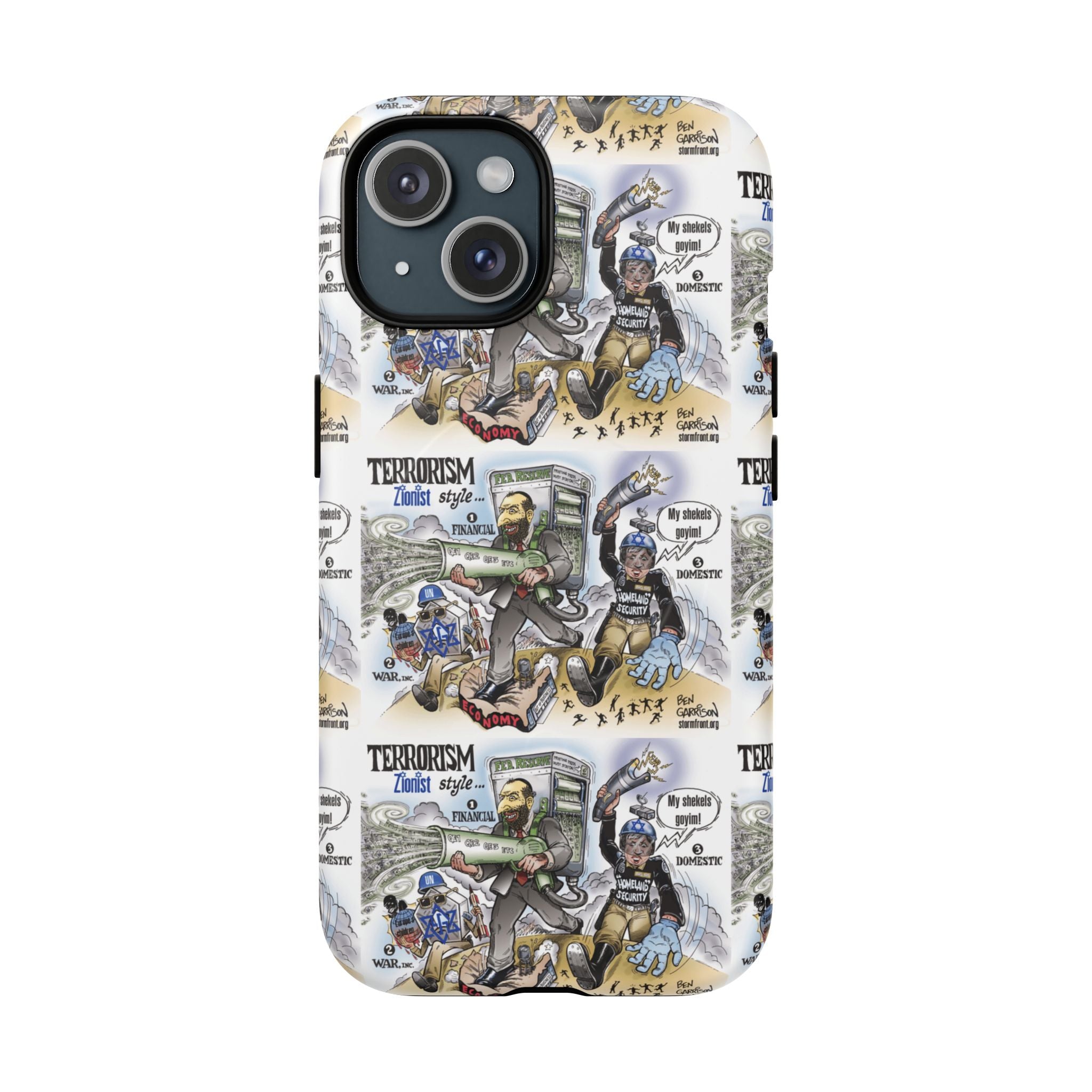 MagSafe Tough Case — Activist Art Collage | 2-Layer Shock Protection for iPhone (Glossy/Matte)
