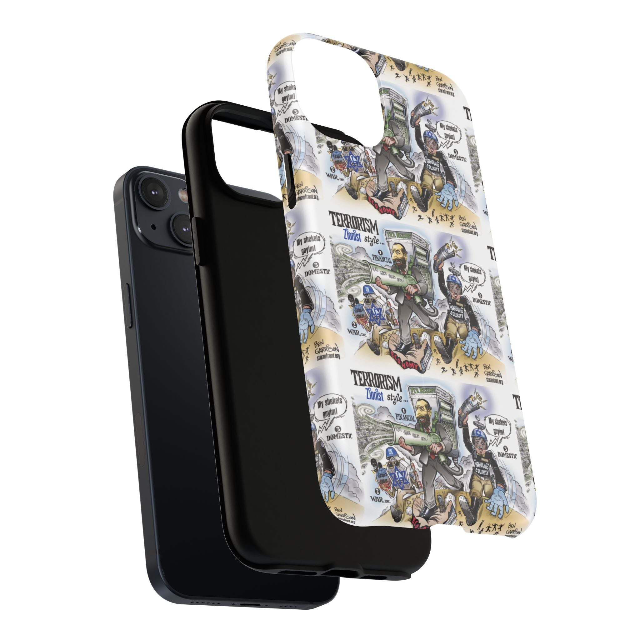MagSafe Tough Case — Activist Art Collage | 2-Layer Shock Protection for iPhone (Glossy/Matte)