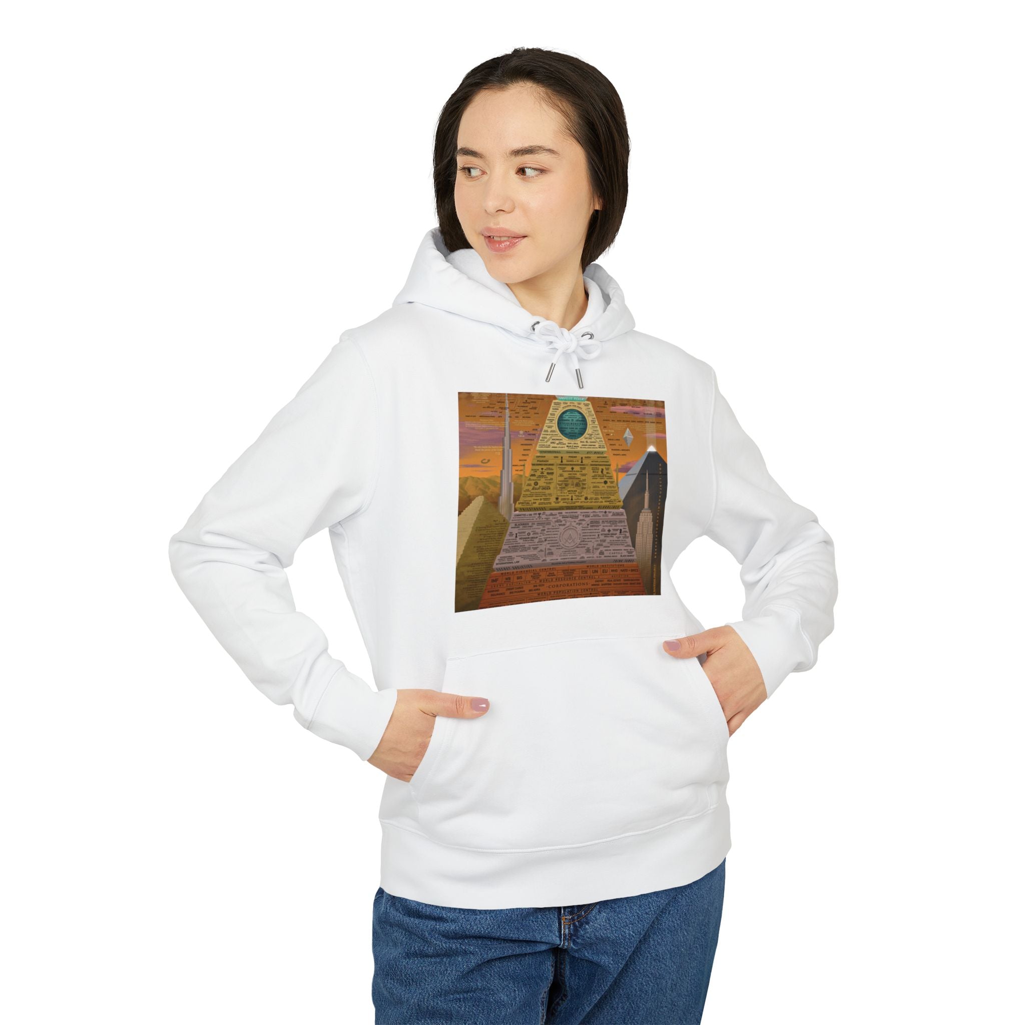Awakening Pyramid Unisex Hoodie | Brushed Cotton Streetwear