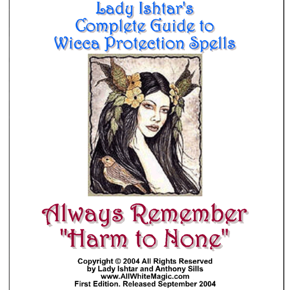 Book of Wicca Protection Spells.