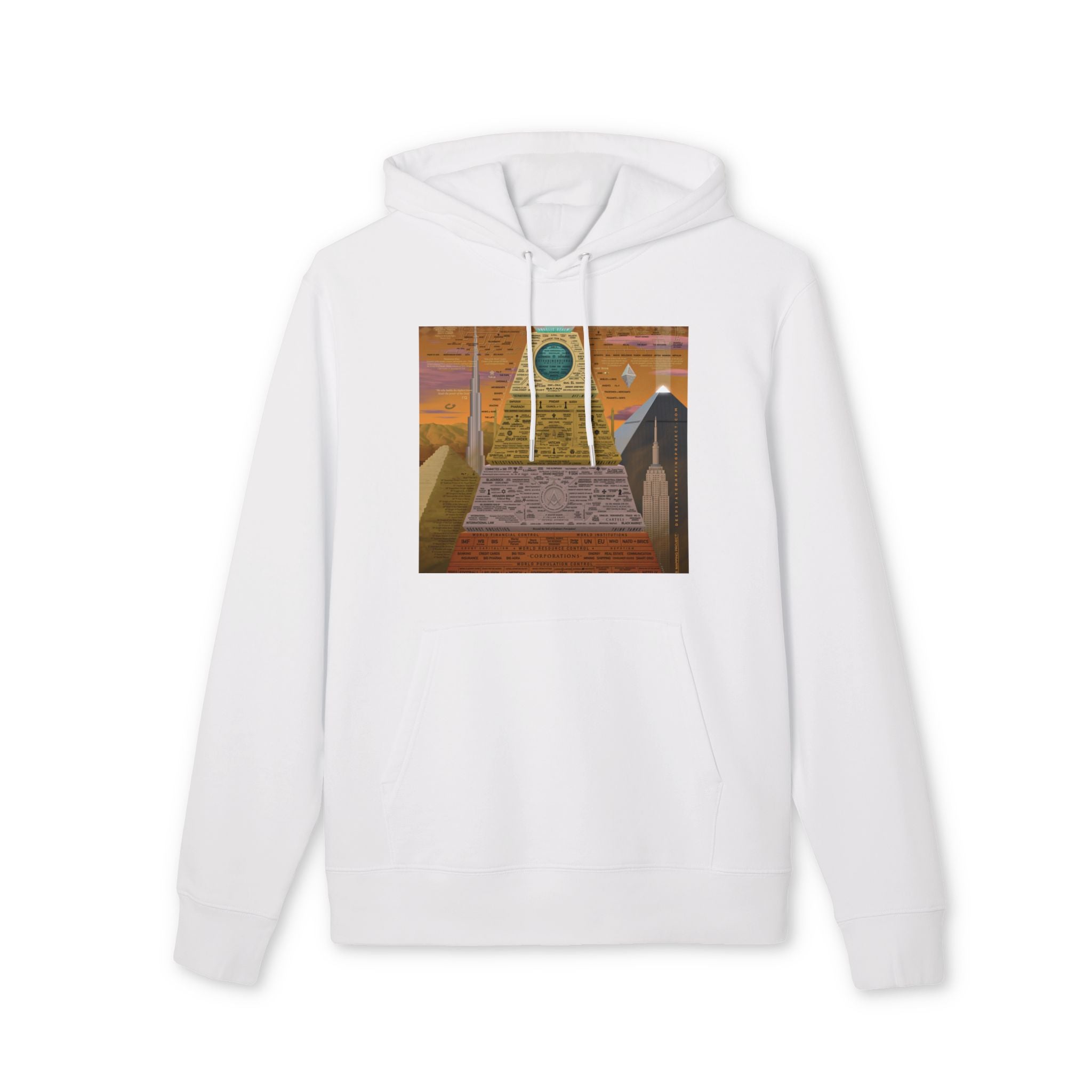 Awakening Pyramid Unisex Hoodie | Brushed Cotton Streetwear