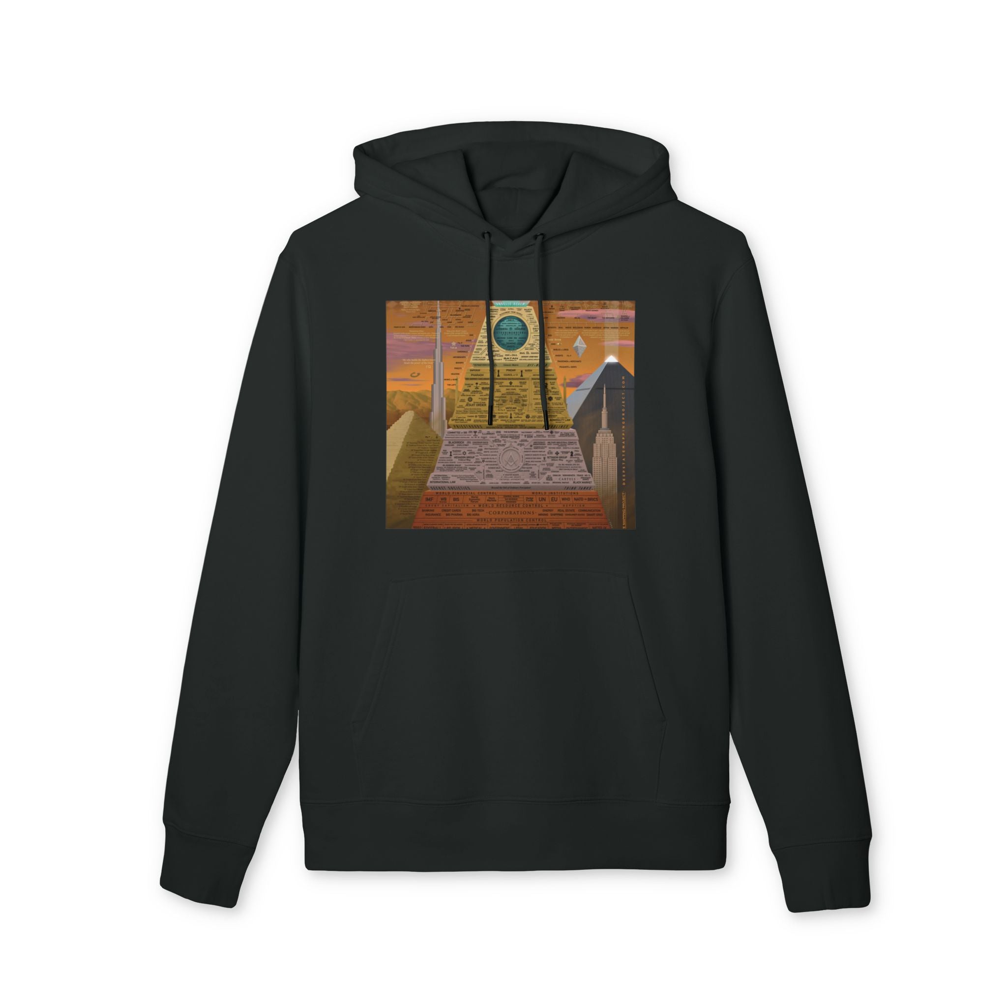 Awakening Pyramid Unisex Hoodie | Brushed Cotton Streetwear