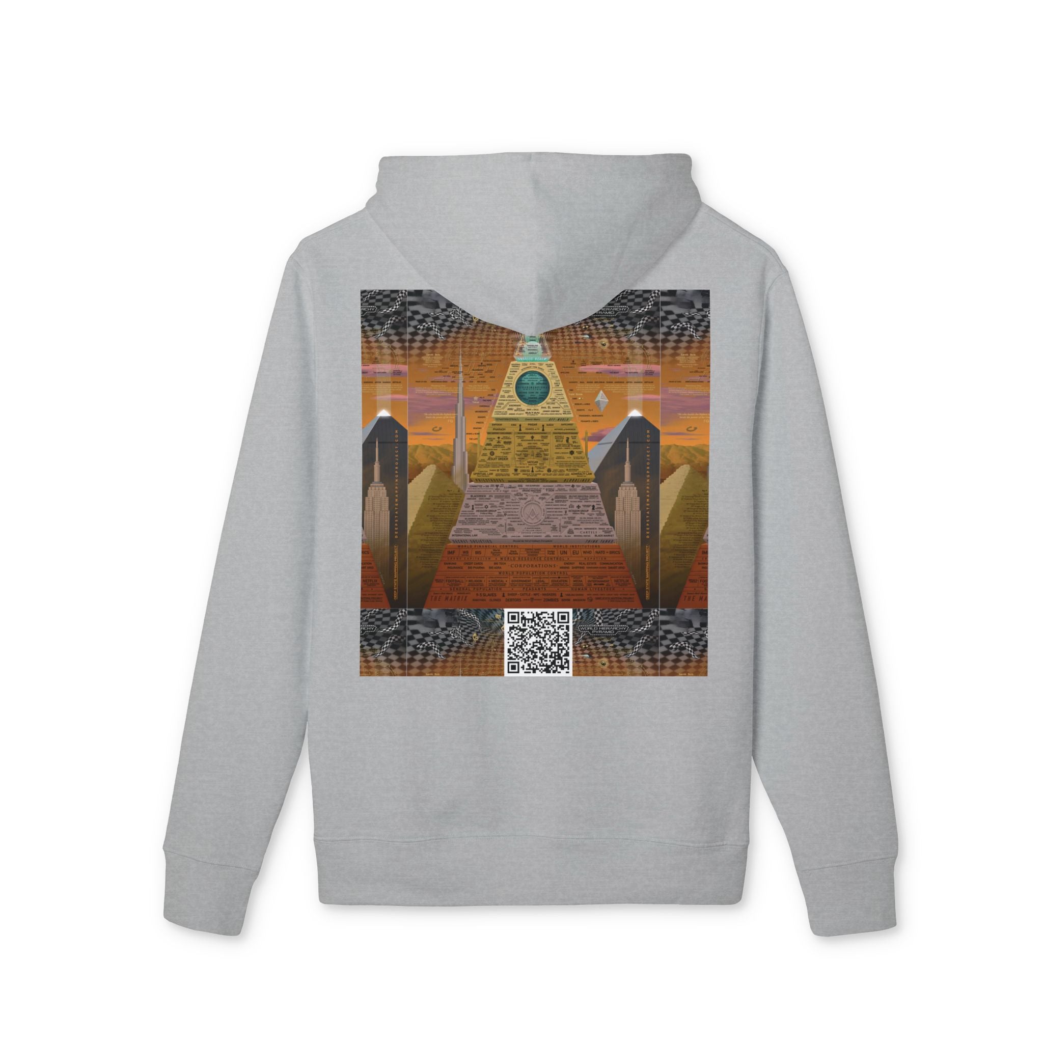 Awakening Pyramid Unisex Hoodie | Brushed Cotton Streetwear