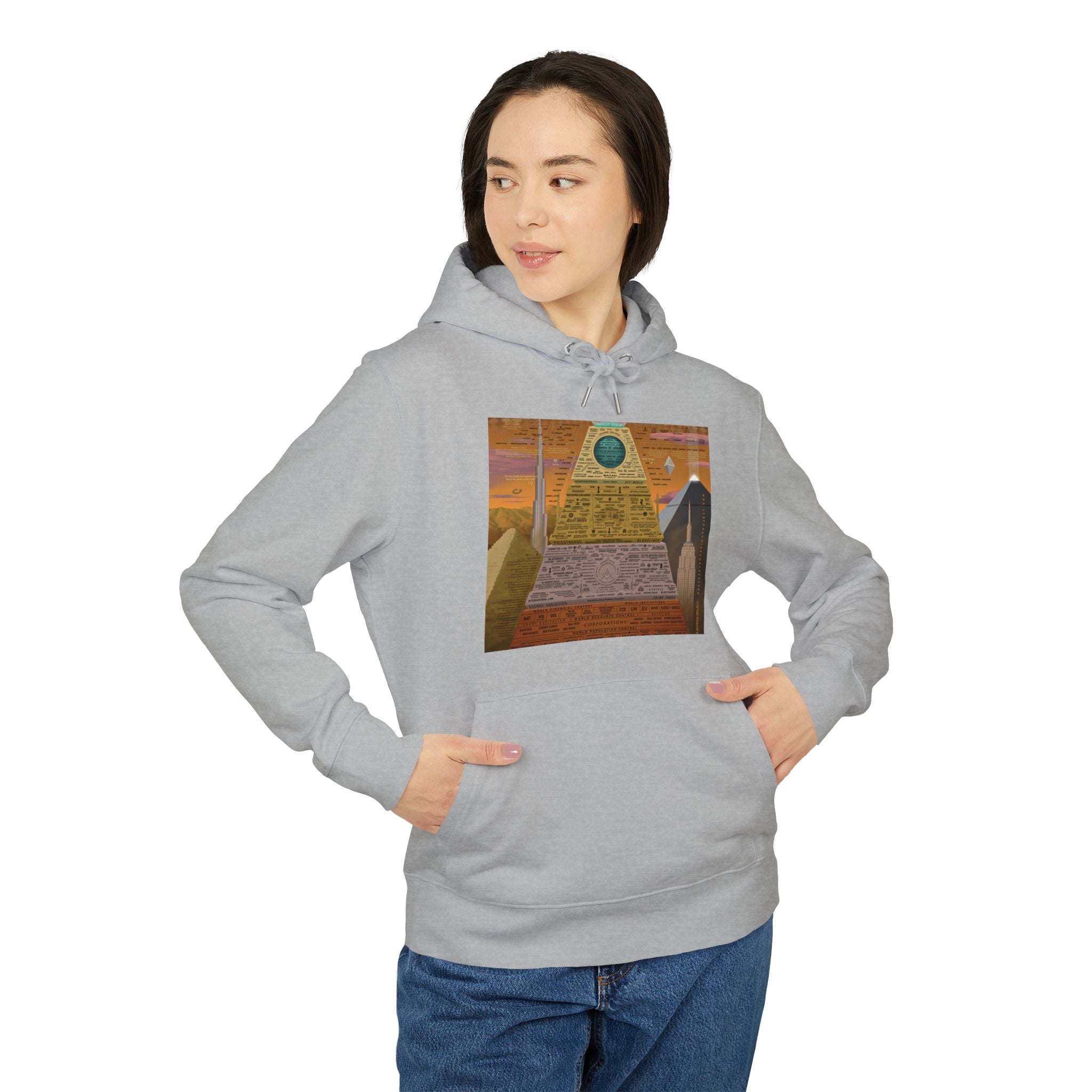 Awakening Pyramid Unisex Hoodie | Brushed Cotton Streetwear