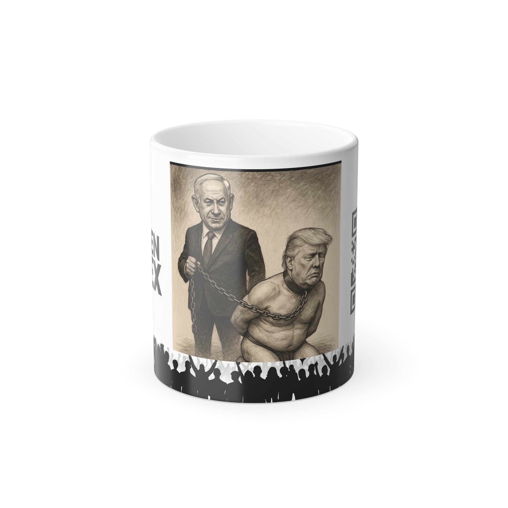 11 oz Heat Reveal Color Changing Mug – Political Art Ceramic Coffee Cup