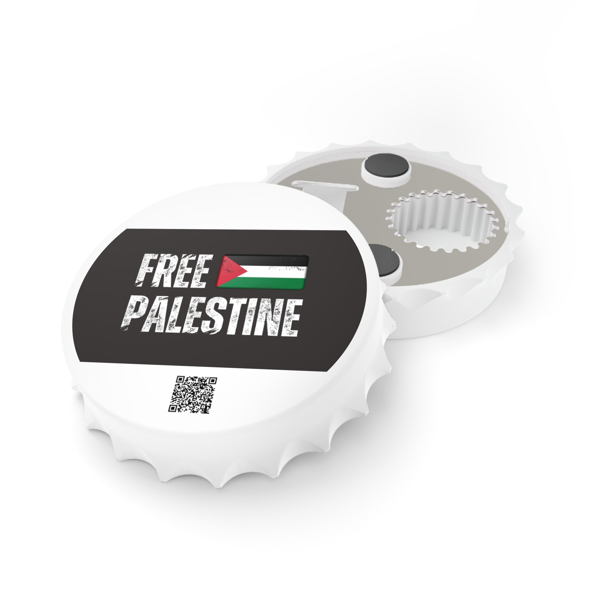 Free Palestine™ Magnetic Bottle Opener — Conversation Starter