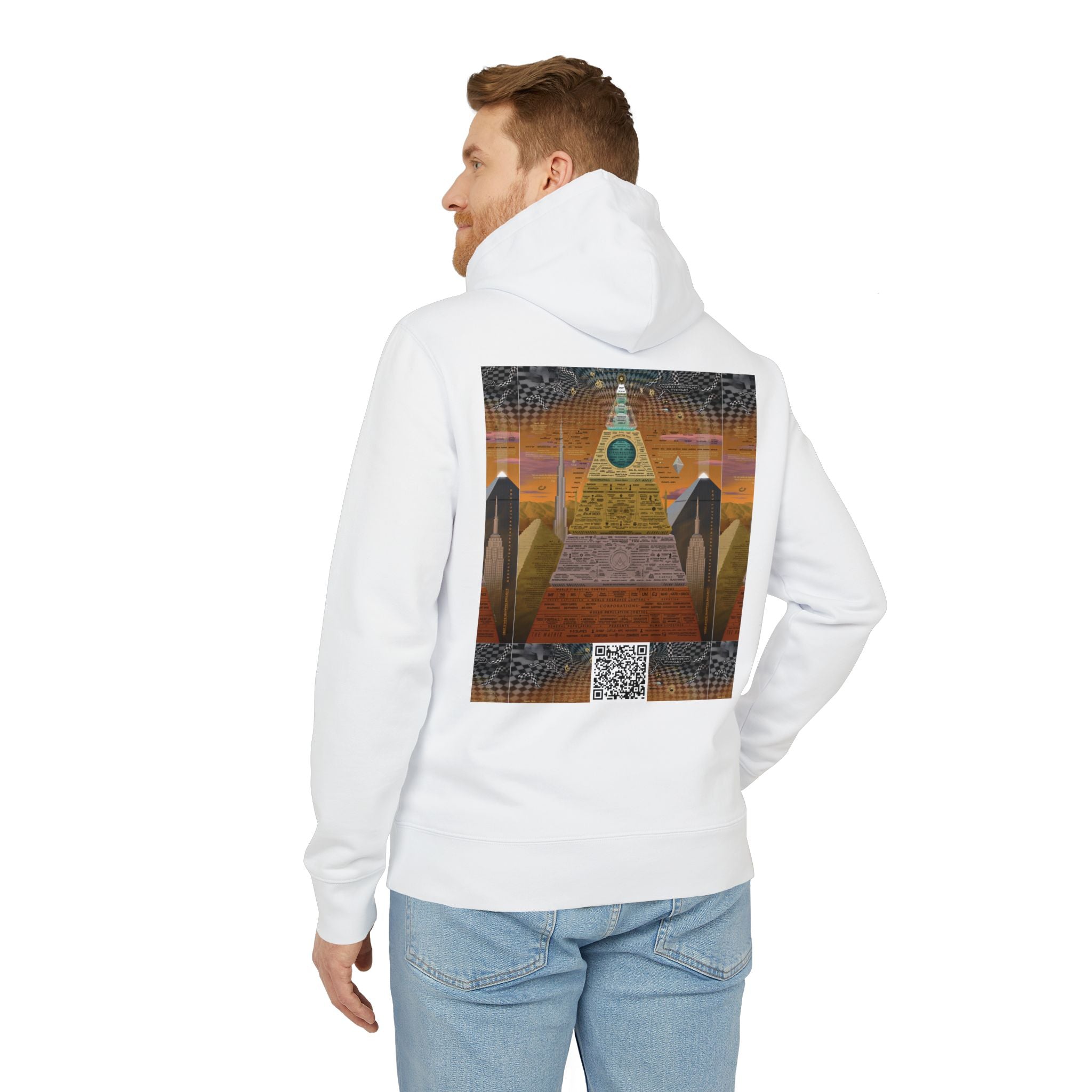 Awakening Pyramid Unisex Hoodie | Brushed Cotton Streetwear