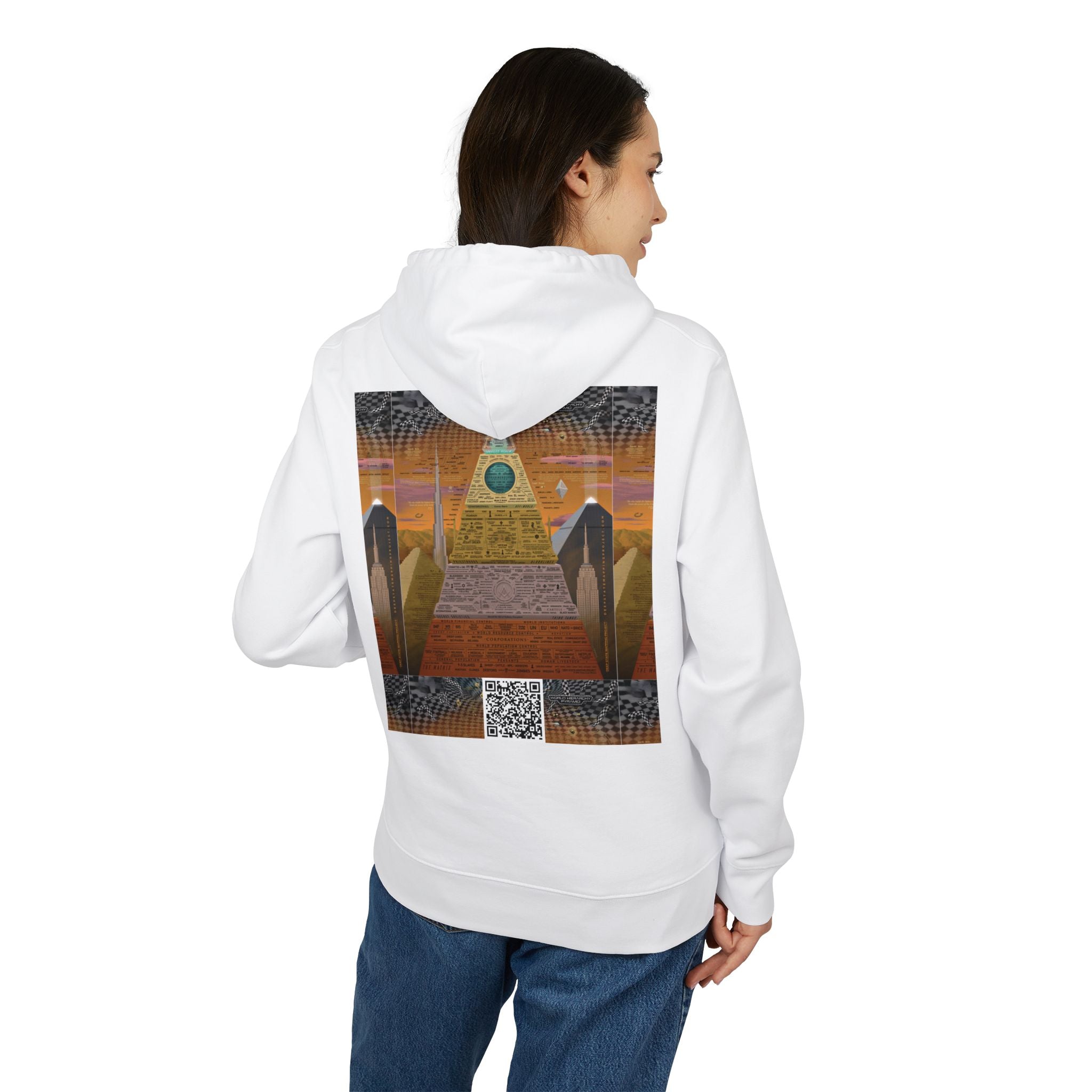 Awakening Pyramid Unisex Hoodie | Brushed Cotton Streetwear