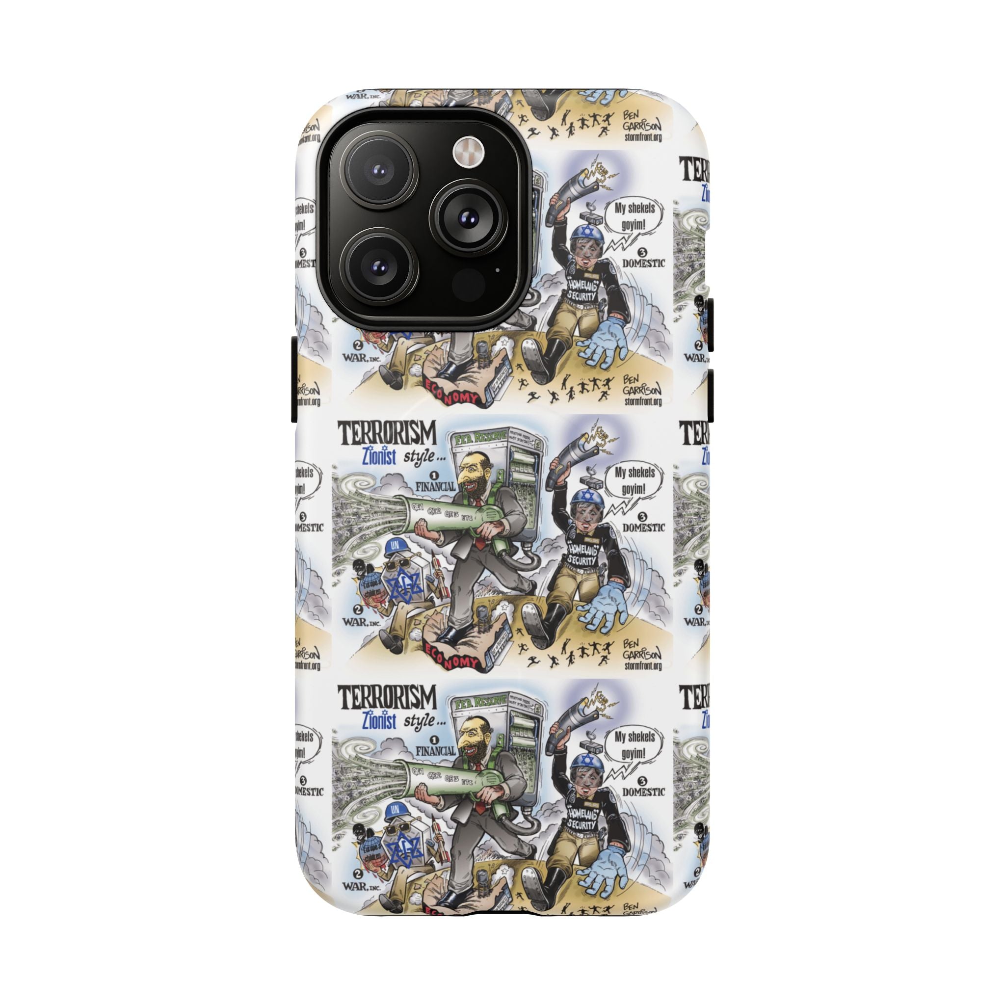 MagSafe Tough Case — Activist Art Collage | 2-Layer Shock Protection for iPhone (Glossy/Matte)