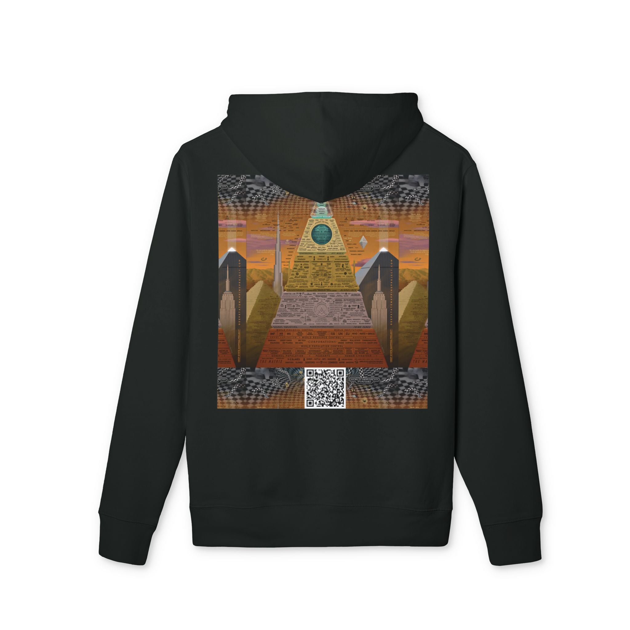 Awakening Pyramid Unisex Hoodie | Brushed Cotton Streetwear